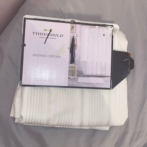 White Shower Curtain